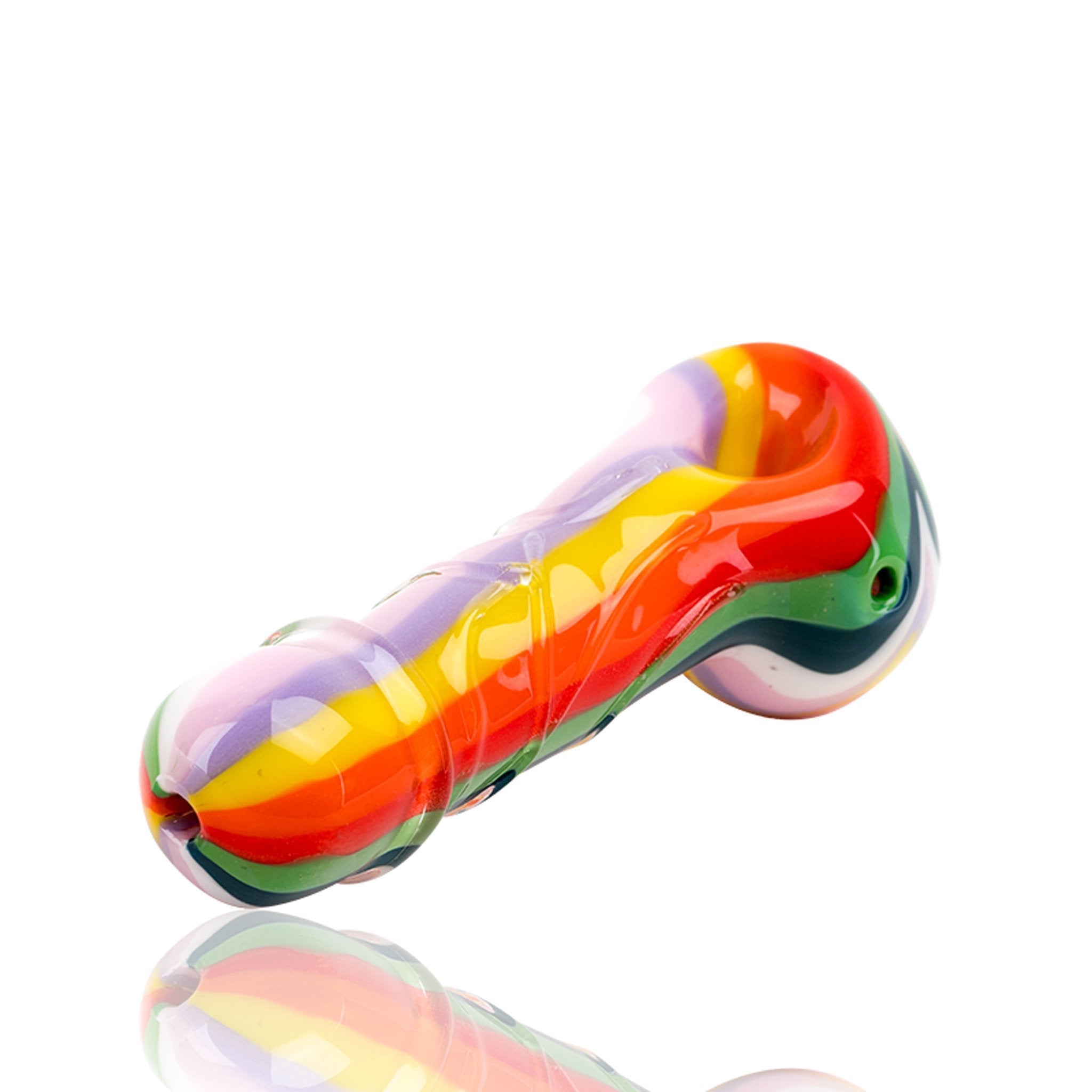 Empire Glassworks Rainbow Rod Spoon Pipe - 5.5in - Everything 420