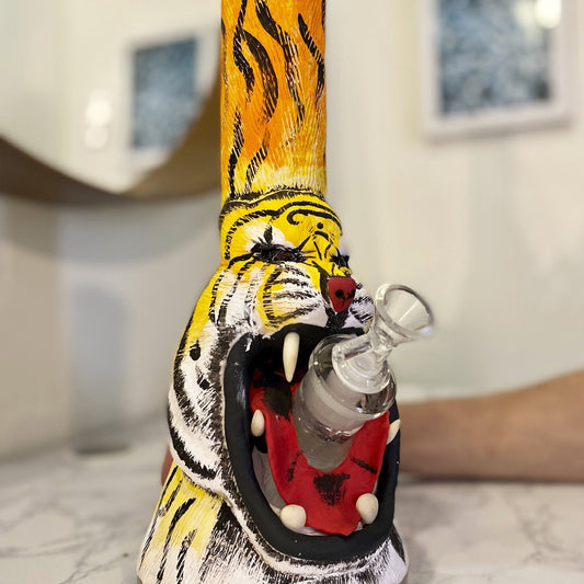 Eye of the Tiger Bong - 12in