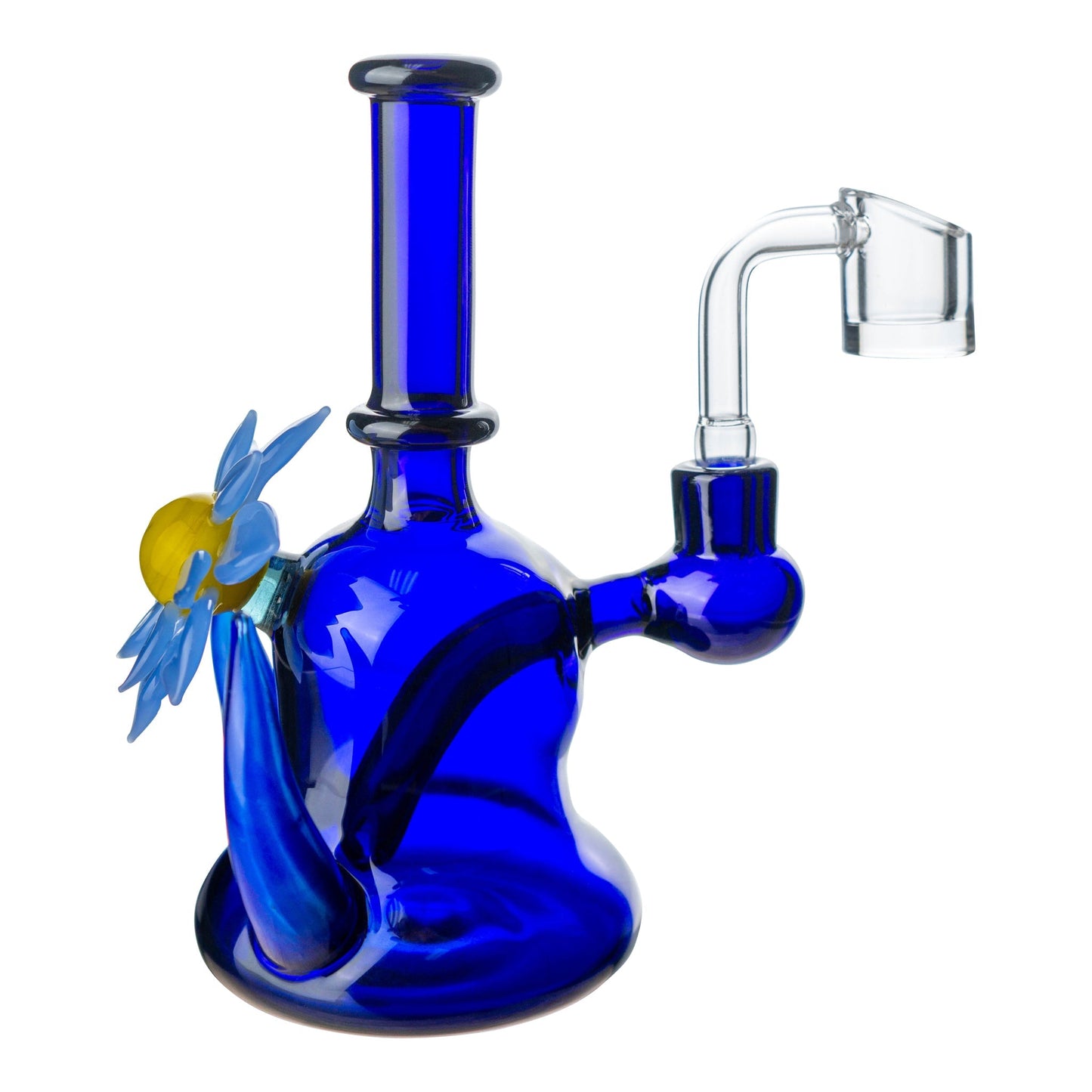 Flower Chariot Bong by Della Luna Glass
