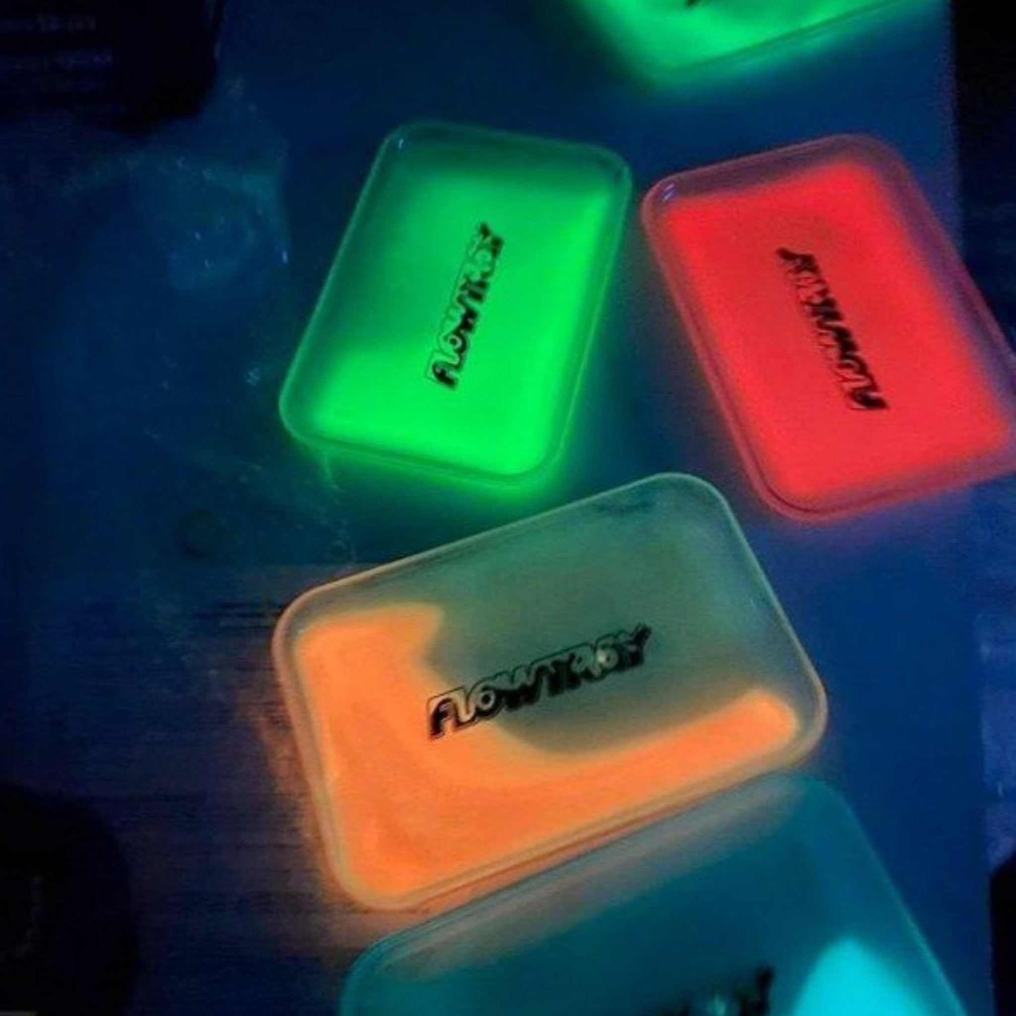FlowTray Glow In the Dark Rolling Tray 9.5in Everything 420
