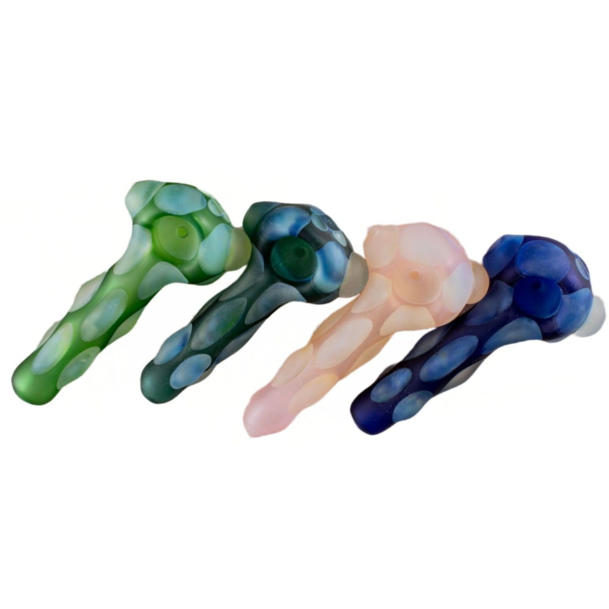 Spoon Bumpy Frosted Bumpy Spoon Pipe - 4.5in - Everything 420