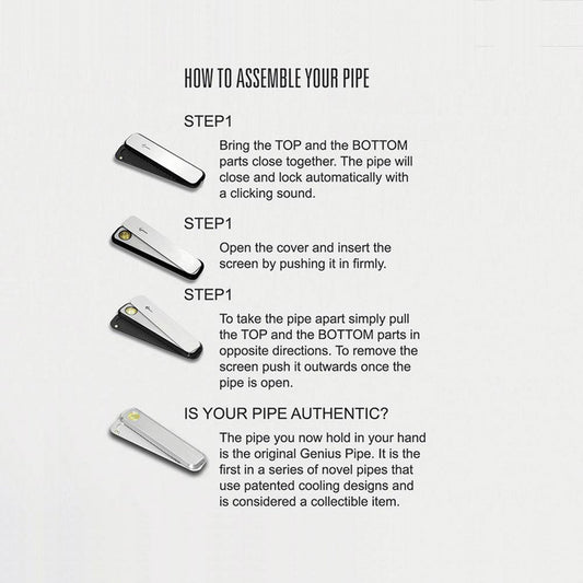 Genius Top Secret Pipe - 6in