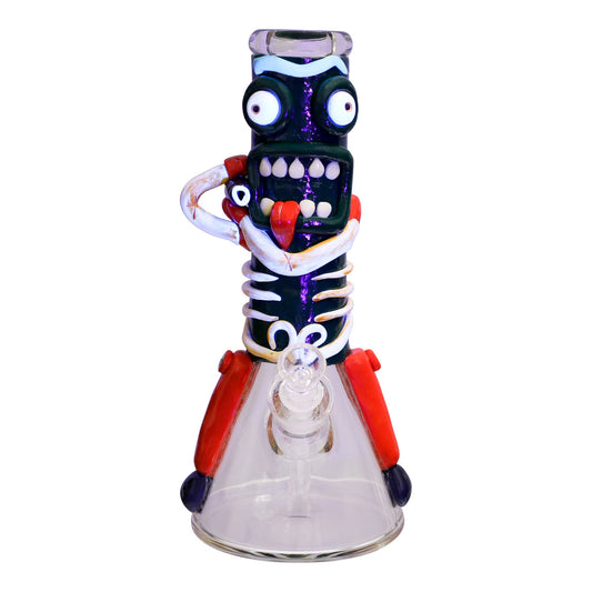 Glowing Mythical Protector Bong - 12.5in