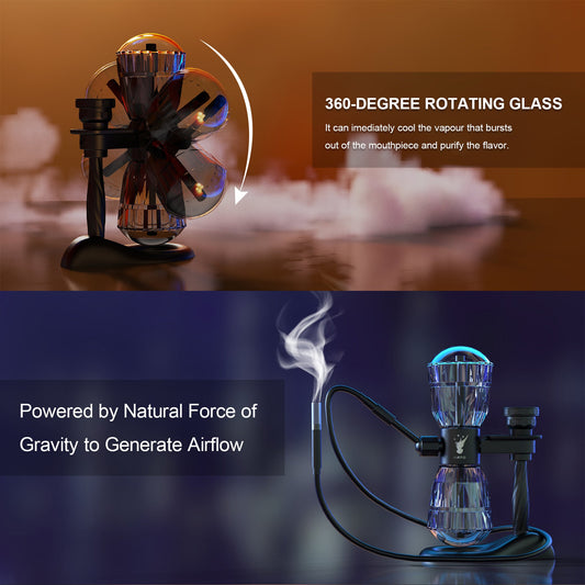 Hato 3 in 1 Hookah Vaporizer Bong