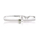 5-inch steamroller pipe clear glass smoking accessory capsule pen shape helix design Helix USA words