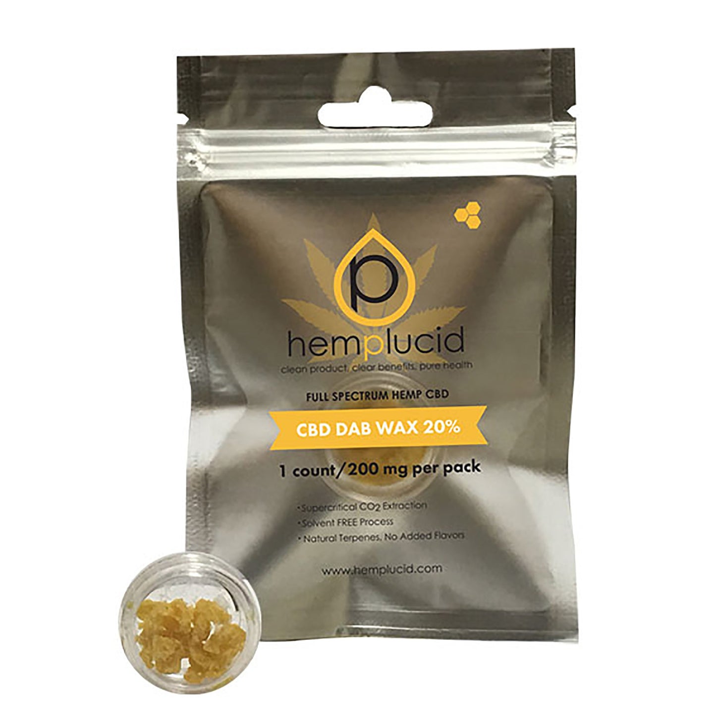 Hemplucid Wax Dab - 200mg 200mg