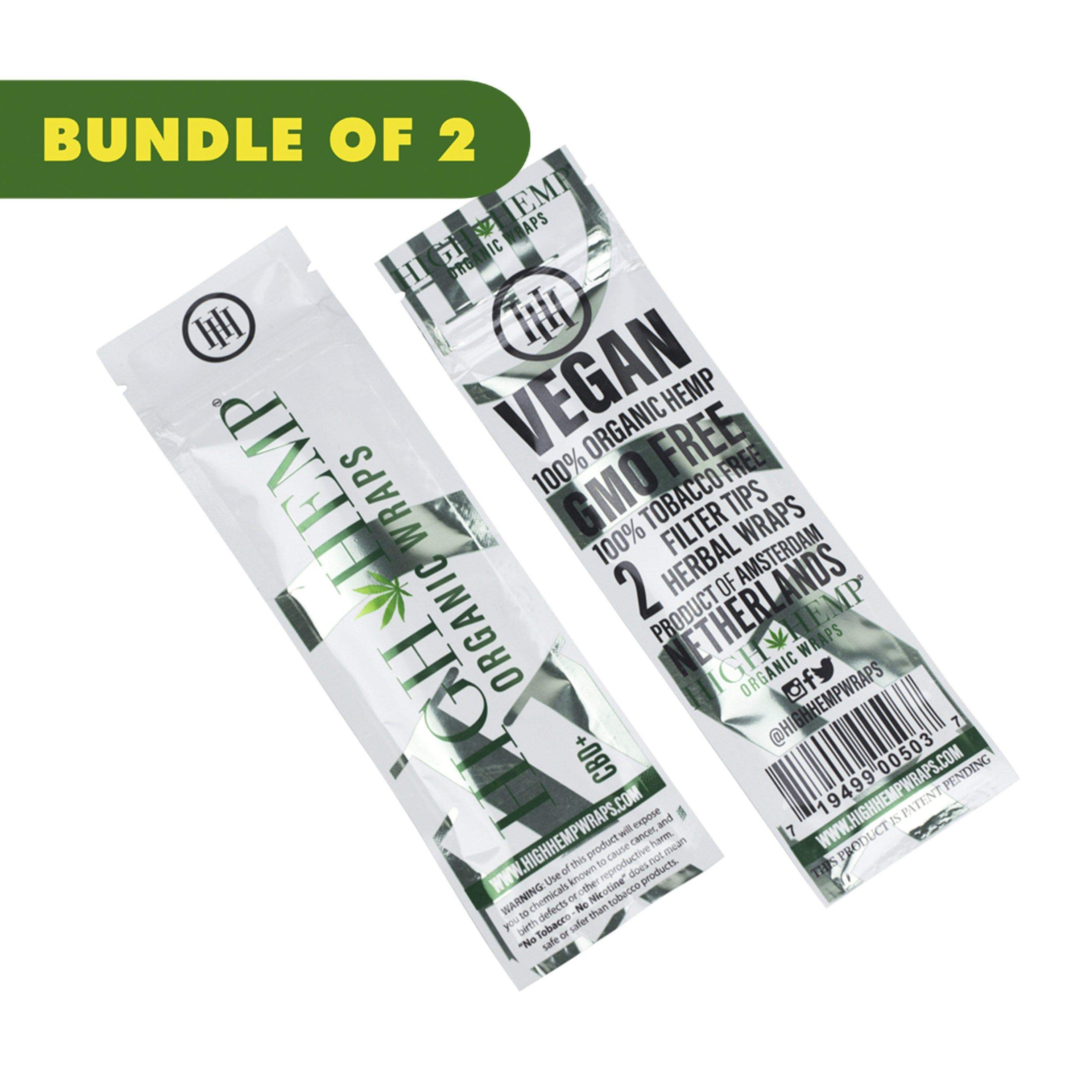 High Hemp Organic Wraps - 2 Pack - Everything 420
