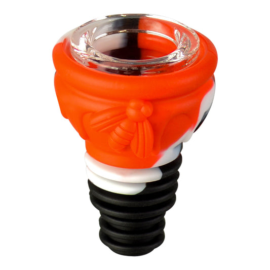 Honeybee Silicone Bowl - Male Black / Red