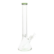Ink Spotted Beaker Bong - 18in Green
