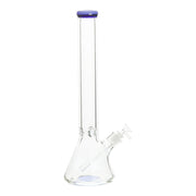 Ink Spotted Beaker Bong - 18in Blue
