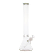 Ink Spotted Beaker Bong - 18in White