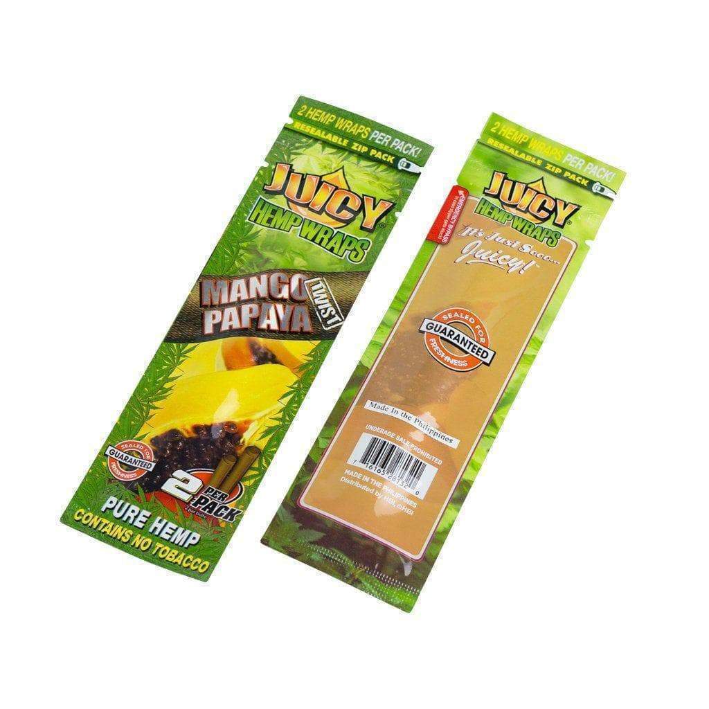 Juicy Hemp Wraps - 2 Pack Mango Twist Papaya