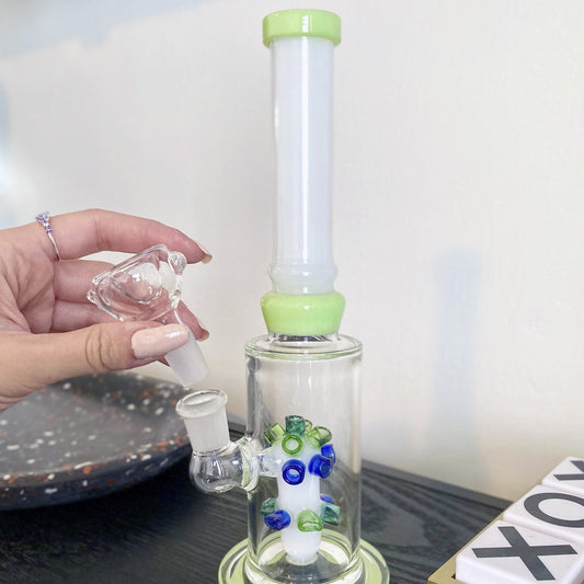 Lite Brite Perc Bong - 10in
