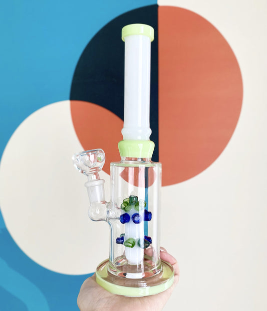 Lite Brite Perc Bong - 10in