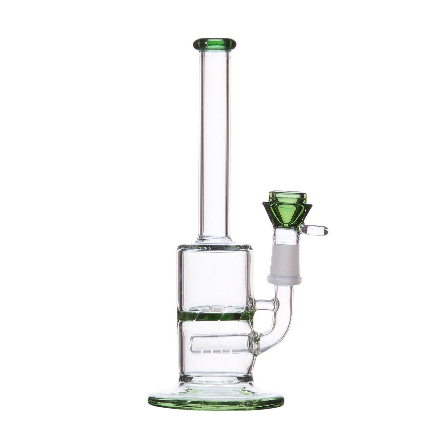 7.5-inch glass bong smoking device classic shape 3mm thickness sturdy baseeasy-to-use refreshing accents