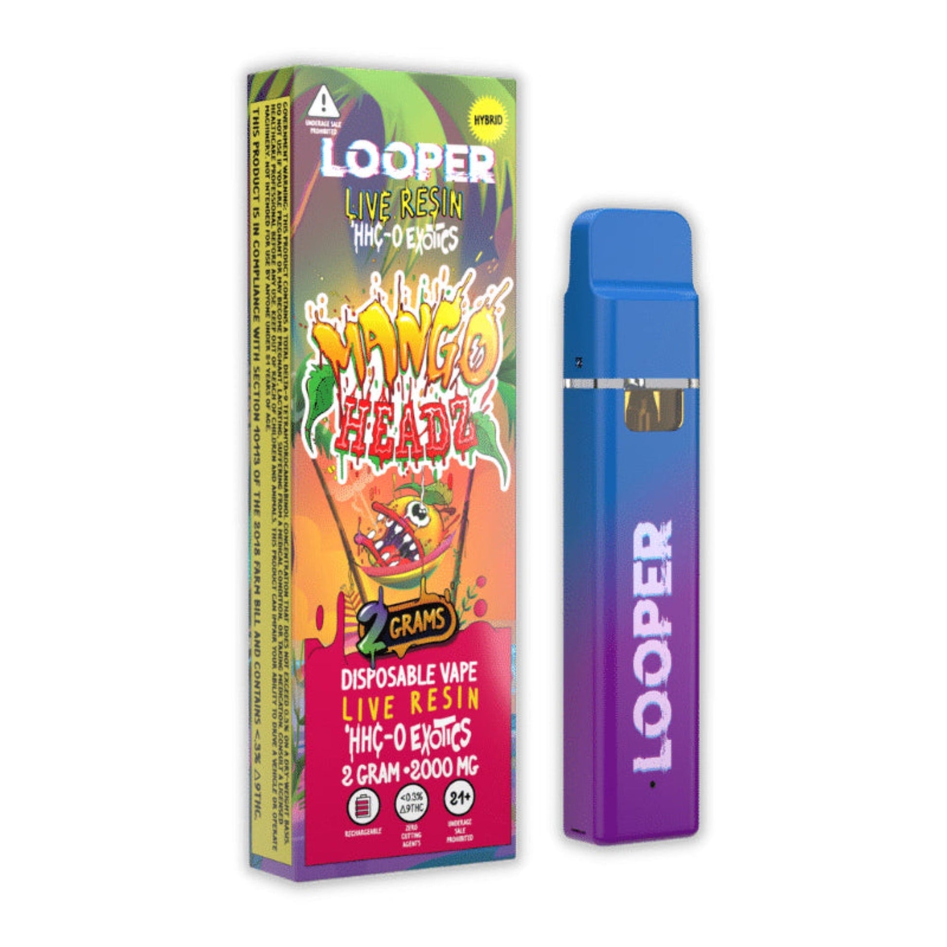 Looper HHC-O 510 Disposable Vape - Everything 420 Looper HHC-O 510 Disposable Vape - Everything 420