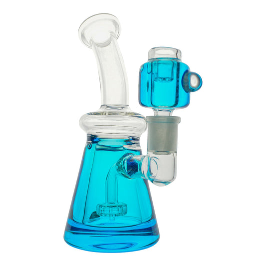 Mini Colored Chiller Bong - 7in