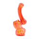 Mini Swirl Glass Bubbler - 4in Red and Yellow