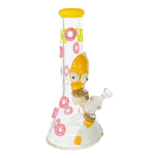 Mmm Donuts Beaker Bong - 13in