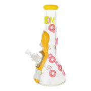 Mmm Donuts Beaker Bong - 13in
