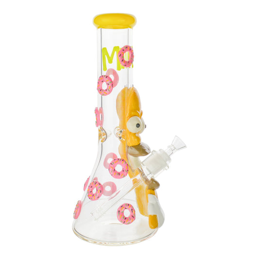 Mmm Donuts Beaker Bong - 13in