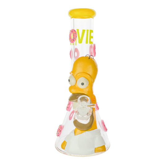 Mmm Donuts Beaker Bong - 13in
