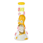 Mmm Donuts Beaker Bong - 13in