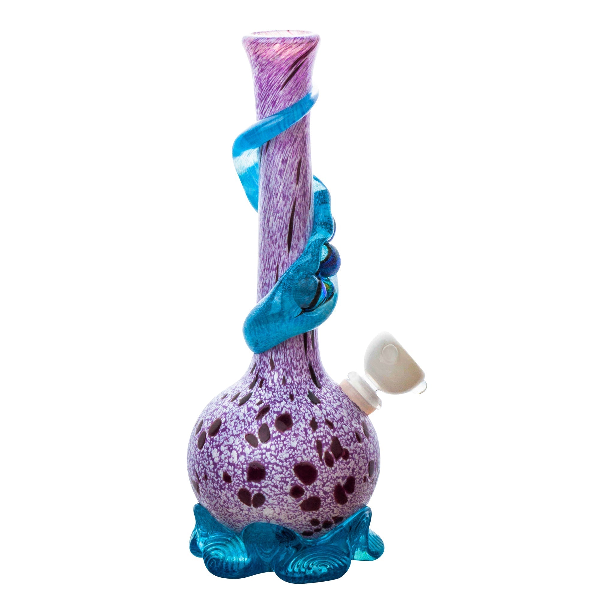 Noble Glass Chromatic Ribbon Bong - 12in - Everything 420