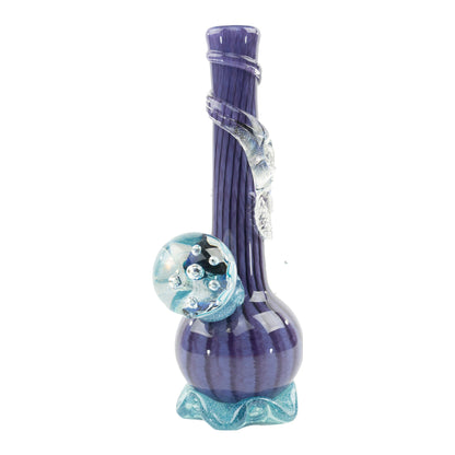 Noble Glass Striped Vase Bong