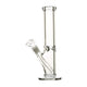 12-inch classic straight shooter crystal-clear glass bong smoking device with ice catcher sturdy base