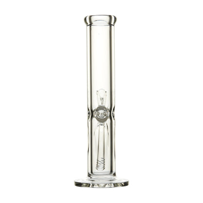 12-inch classic straight shooter crystal-clear glass bong smoking device with ice catcher sturdy base