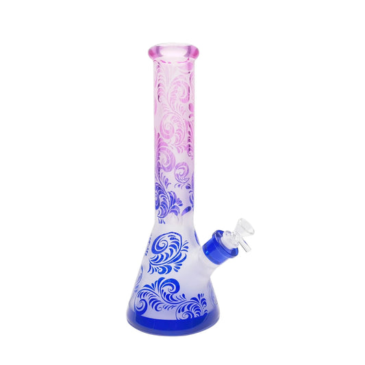 Ombre Frosted Herb Bong - 14in