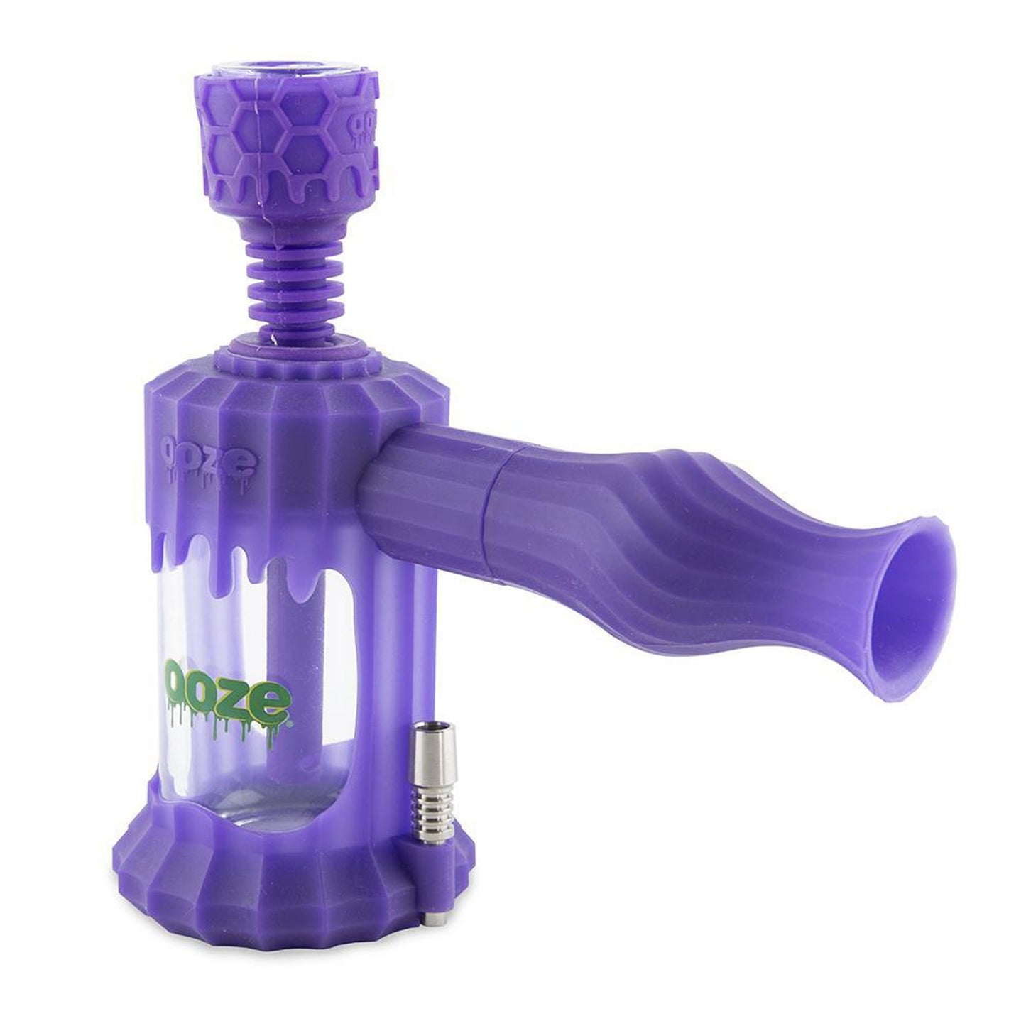 Ooze Clobb 4-in-1 Silicone Pipe n Nectar Collector - 7in