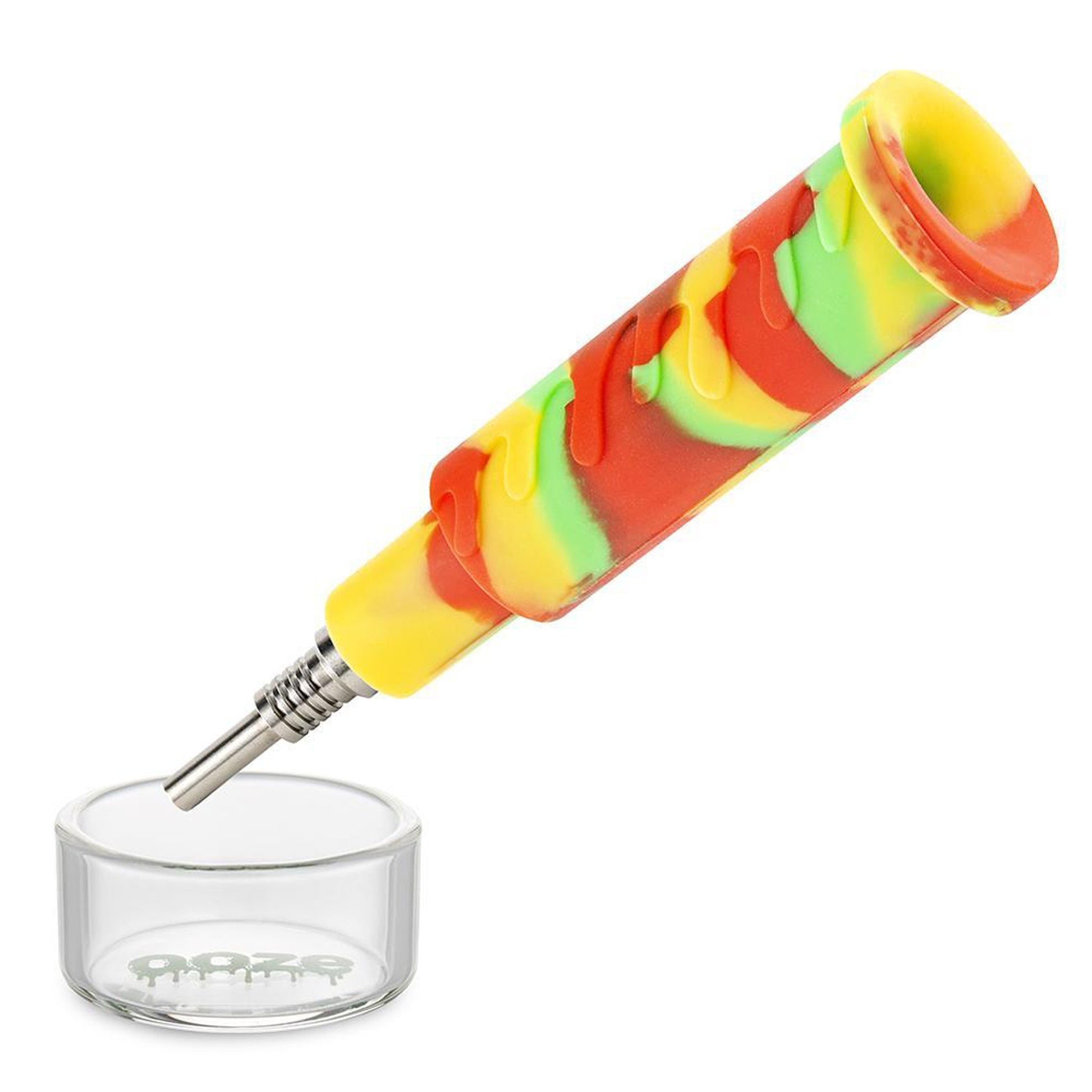 Ooze Cranium 4-in-1 Silicone Water Pipe n Nectar Collector - 8.5in