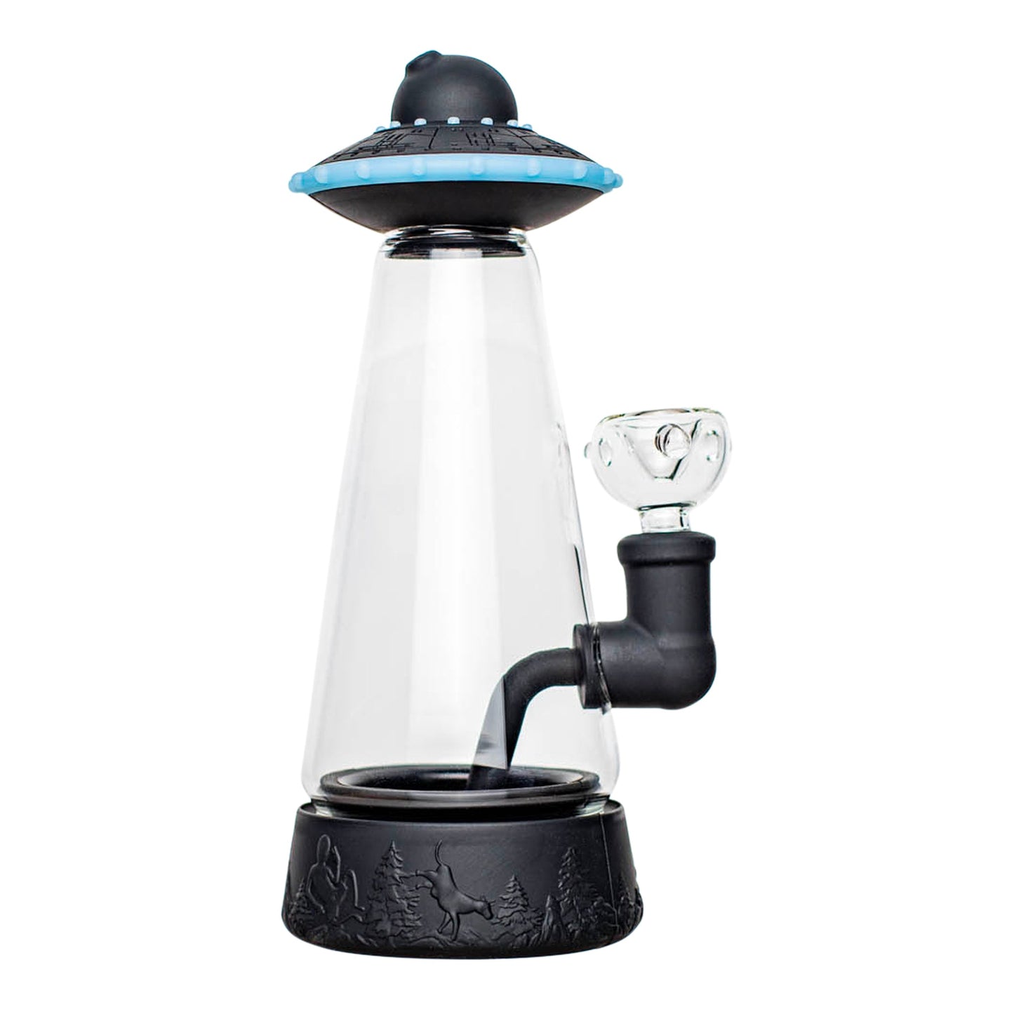 Out Of This World UFO Bong - 9in Black
