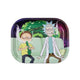 Metal tray smoking accessory outer dimensional outer space with Rick and Morty Couch Potato design