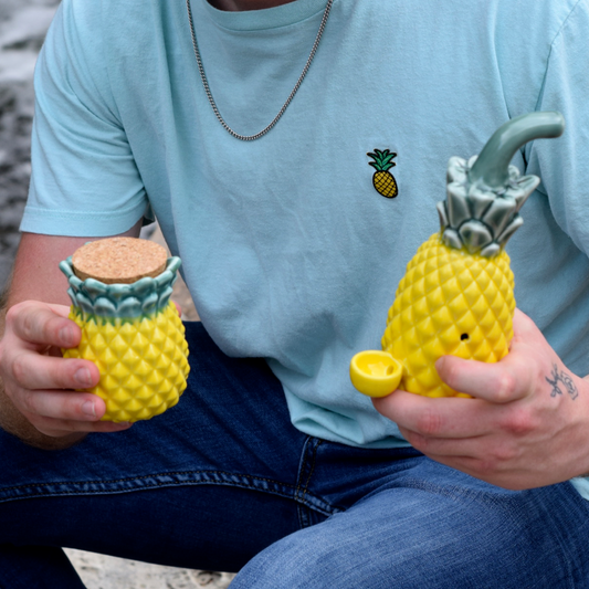 Pineapple Fruit Stash Jar - 4in