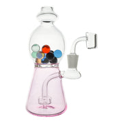 Pink Bubblegum Dab Rig - 7.5in