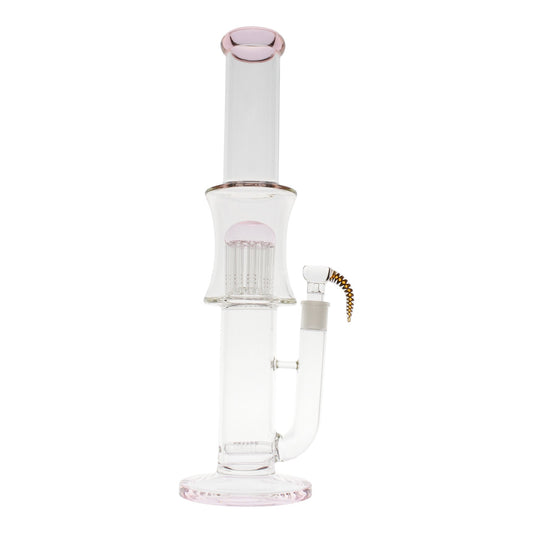 Pink Center Gravity Tree Perc Bong - 16in