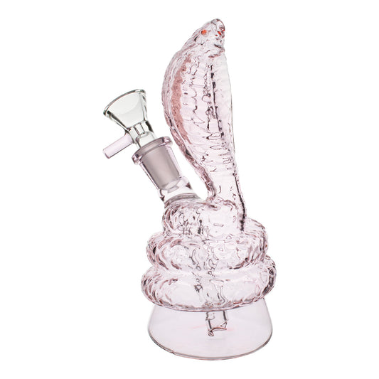 Pink Cobra Snake Bong - 6.5in