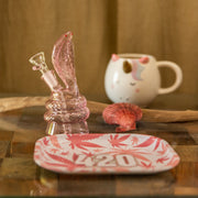 Pink Cobra Snake Bong - 6.5in
