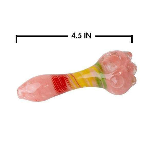 Pink Getta Grip Rasta Pipe - 4in