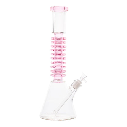 Pink Griptonite Beaker Bong - 16in