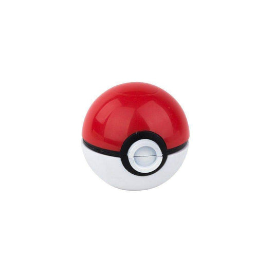 Handy herb aluminum mini grinder 3-piece design pollen catcher Pokemon-inspired Pokeball exterior