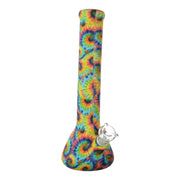 Psychedelic Silicone Beaker Bong - 13in