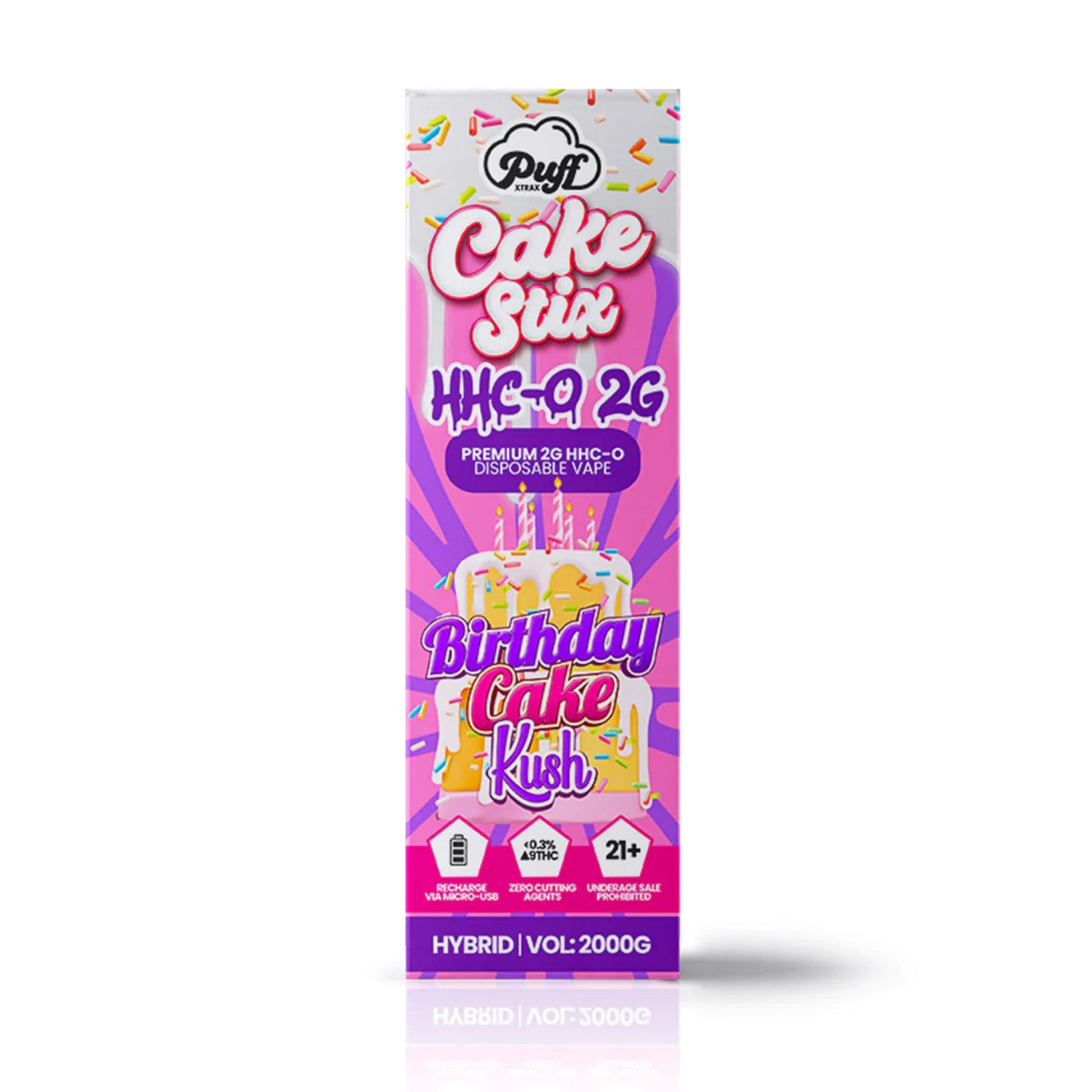 Puff HHC-O Cake Stix Vape - 2000mg - Everything 420 Puff HHC-O Cake Stix Vape - 2000mg - Everything 420