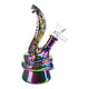 Rainbow Cobra Snake Bong - 6.5in