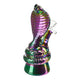 Rainbow Cobra Snake Bong - 6.5in
