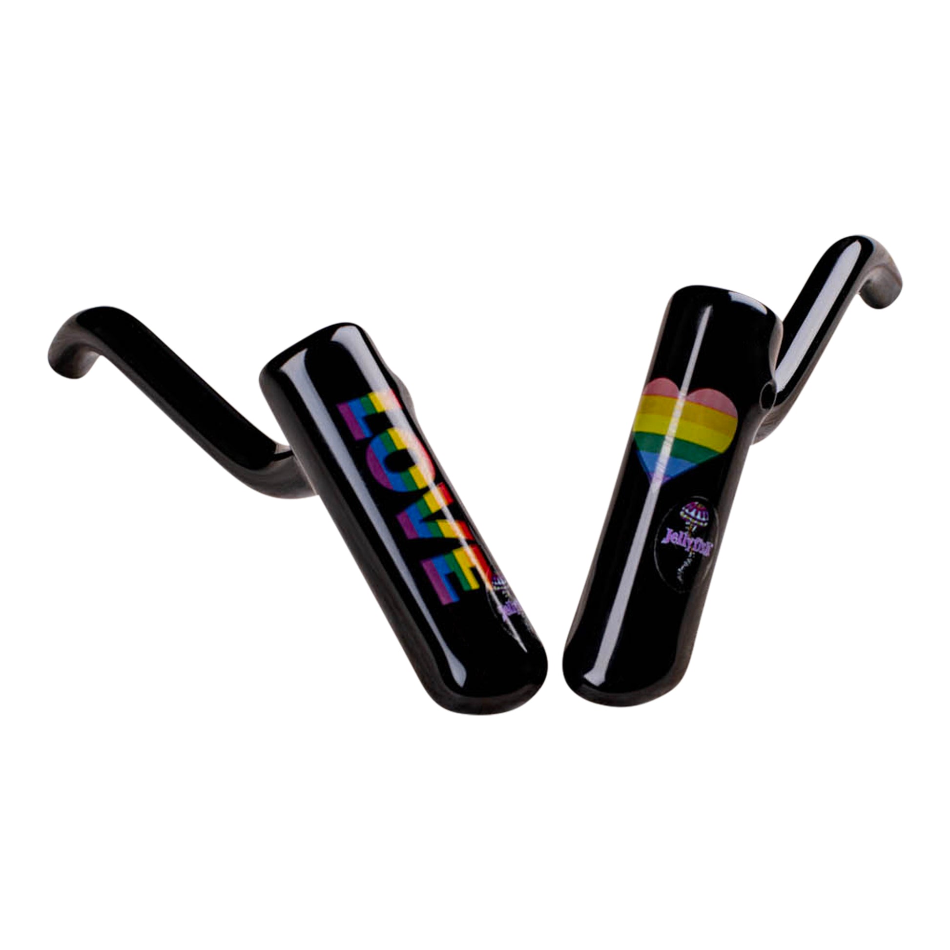 Rainbow Layback Bubbler - 5in