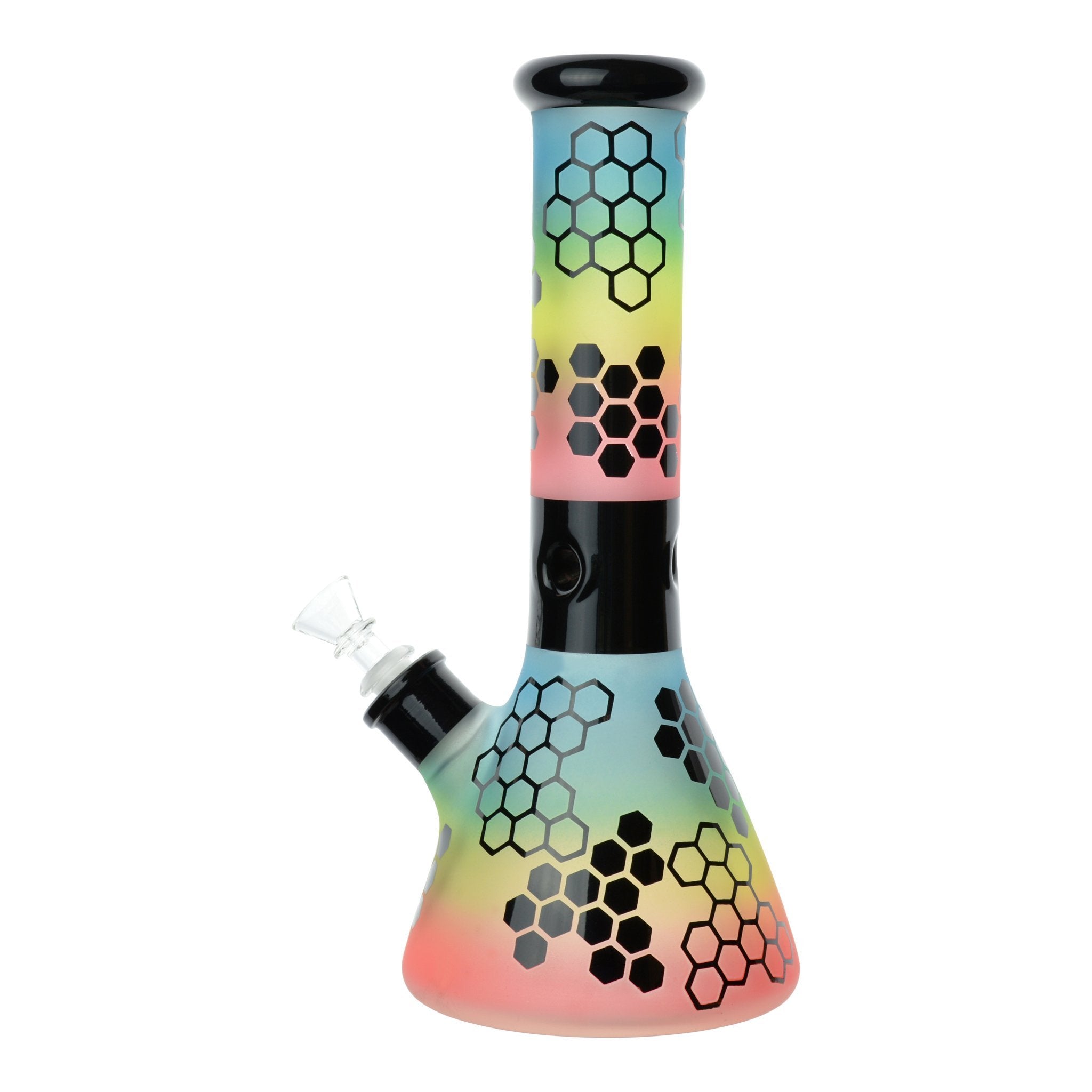 Rainbow Sherbert Beaker Bong - 12in - Everything 420
